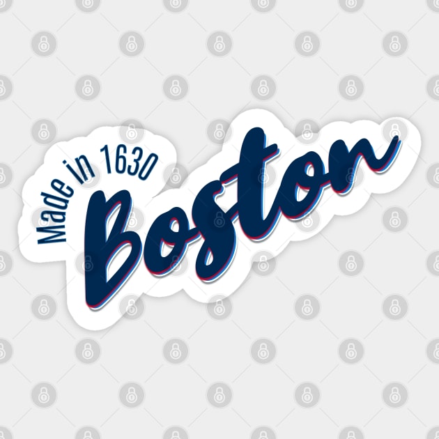 Boston in 1630 Sticker by LB35Y5